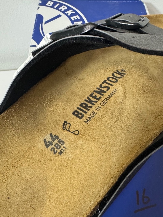 NEW Birkenstock Arizona Anthracite Pull Up Birko Flor Unisex Sandal EU 44 Men 11 main image 7